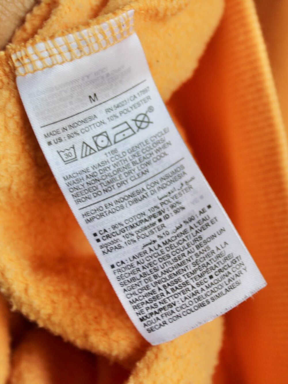 Old Navy Oversized Vintage Tunic Sweatshirt Orange Mango Sorbet Size Medium - Picture 5 of 5